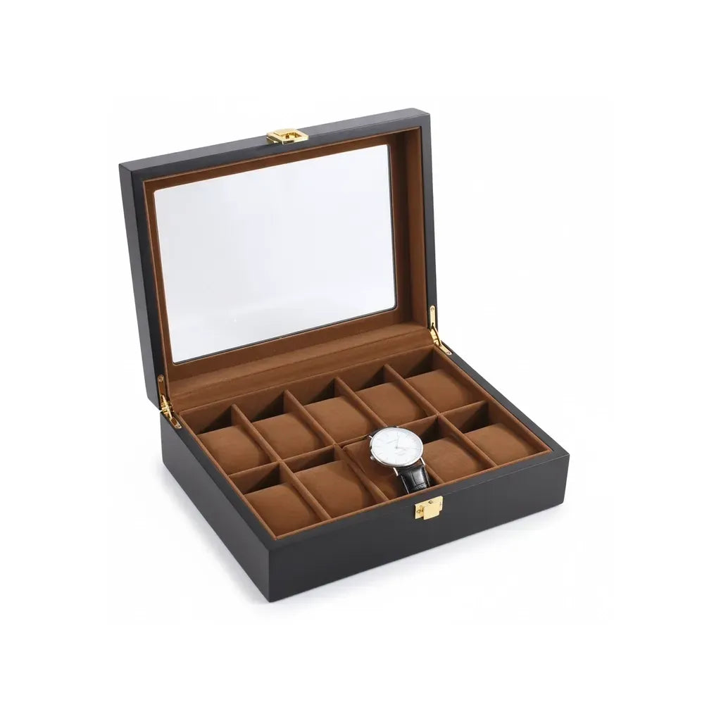 Écrin à Montres « Veloursnuit » – 6 Montres