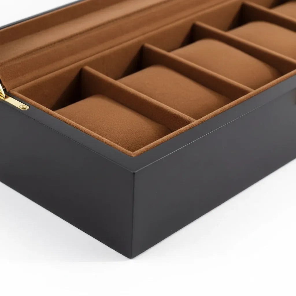 Écrin à Montres « Veloursnuit » – 6 Montres