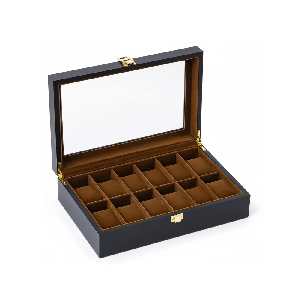 Écrin à Montres « Veloursnuit » – 6 Montres
