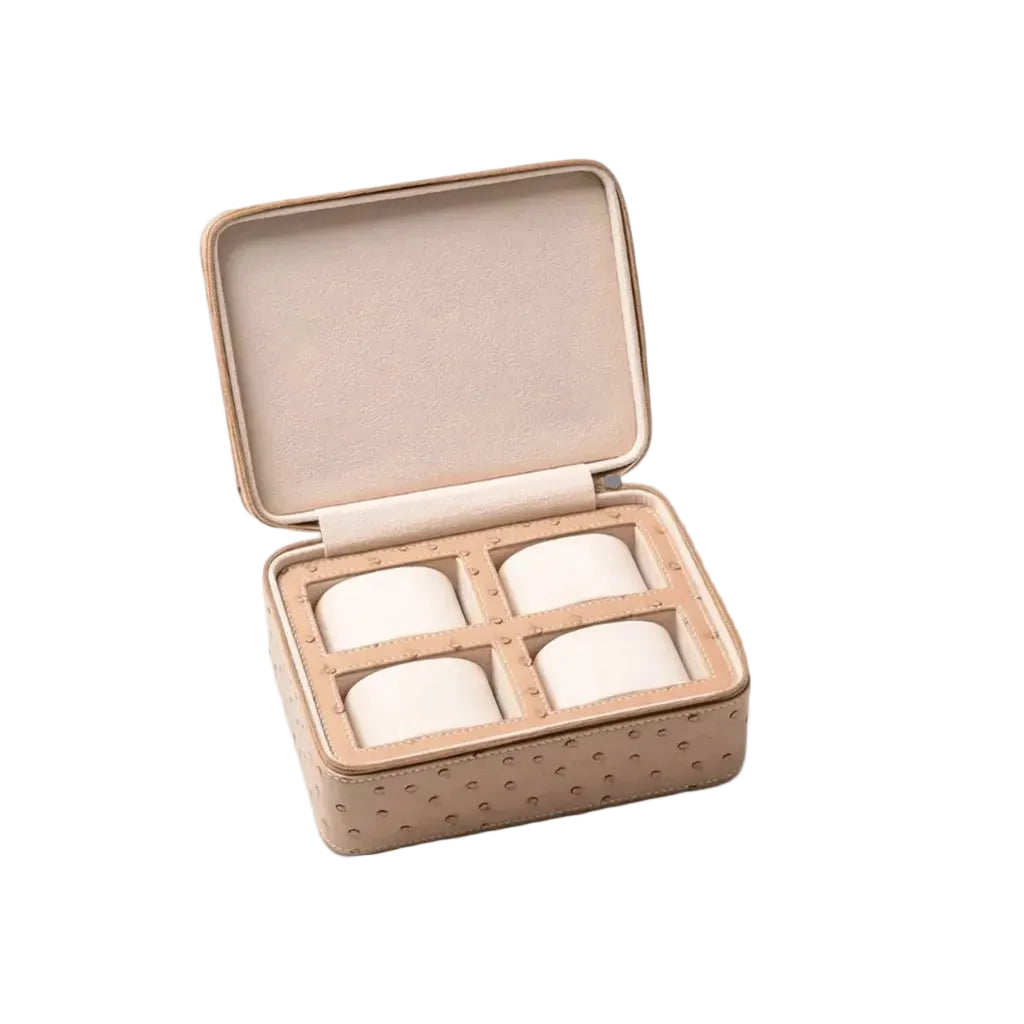 Étui à Montres « Vanille » – 4 Montres