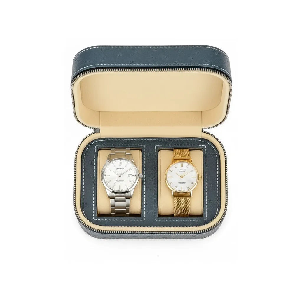 Étui « Céruléum » – 2 Montres