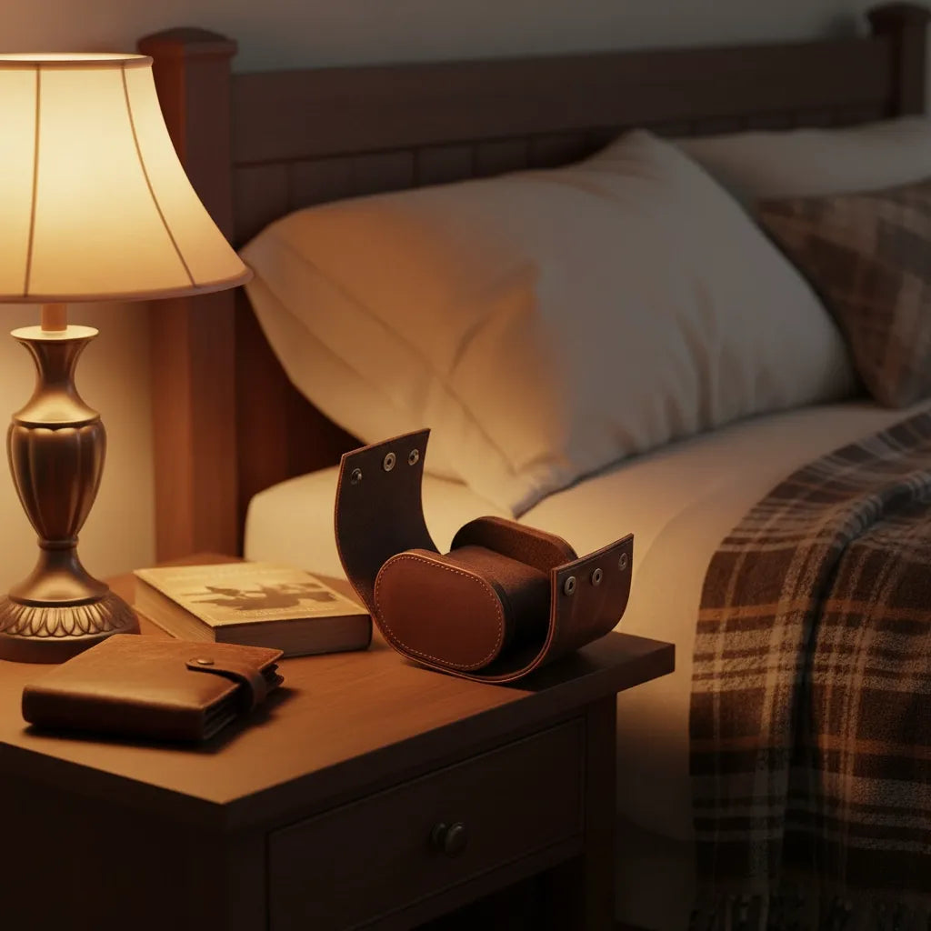 Étui en Cuir « Bourbon » – 1 Montre