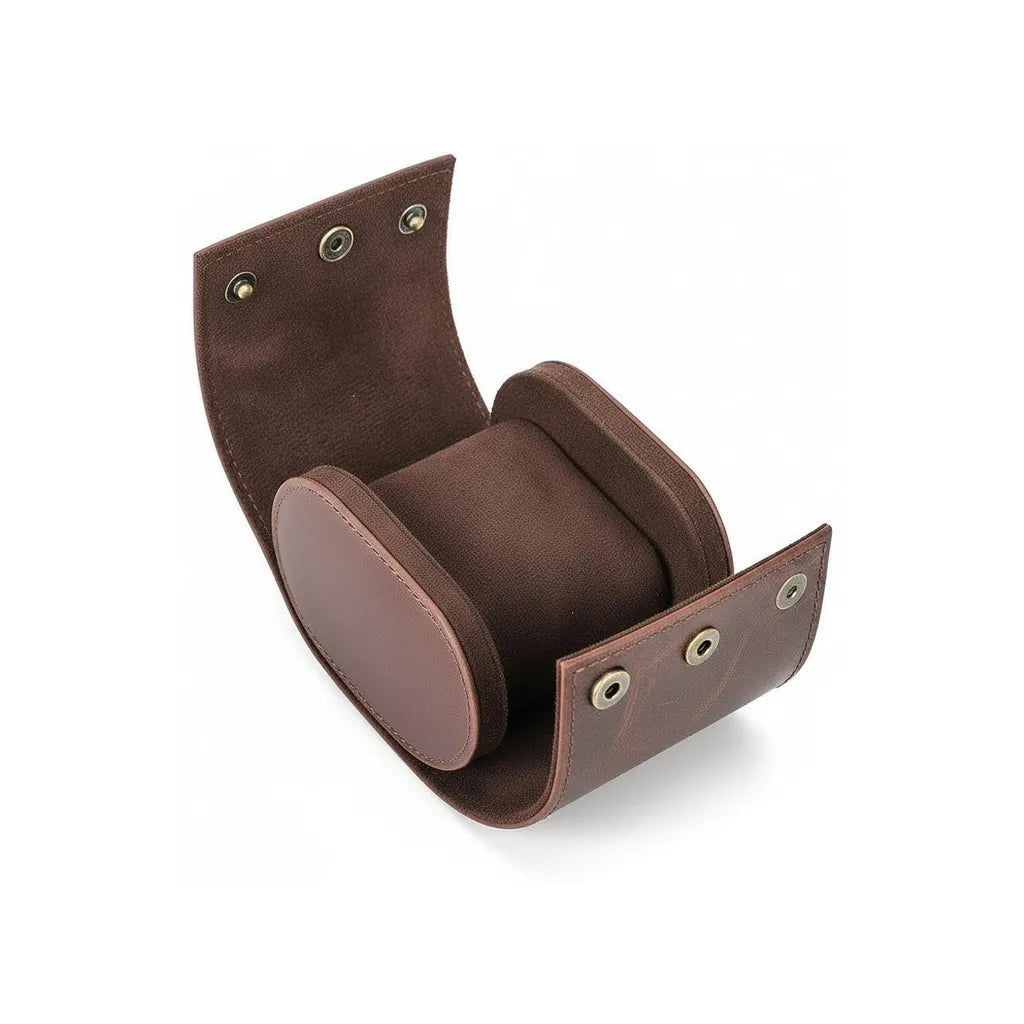 Étui en Cuir « Bourbon » – 1 Montre