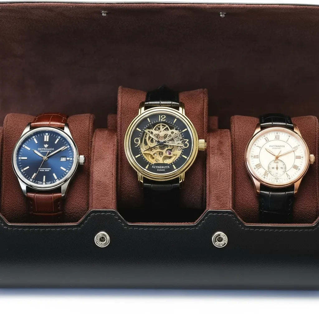 Étui « Rubellia » – 3 Montres