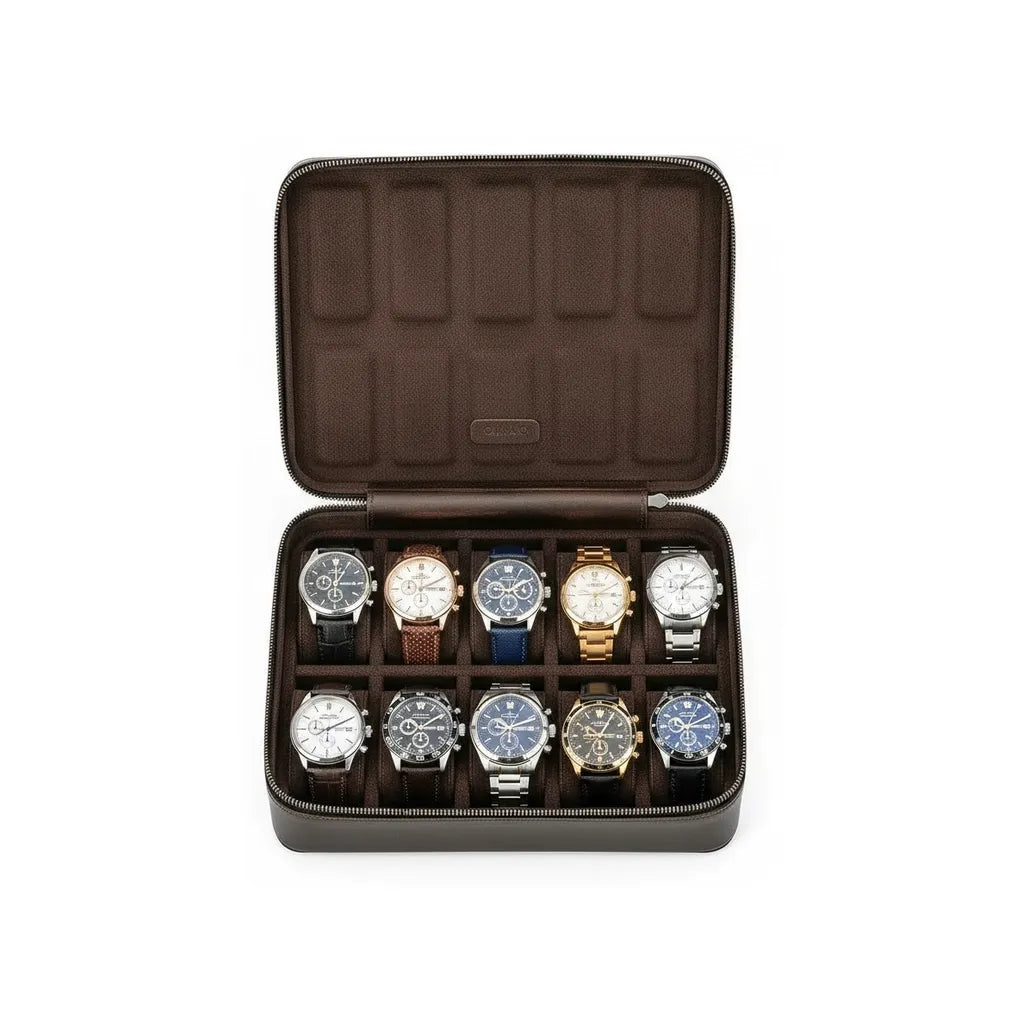 Housse pour Montres « Bivouac » – 10 Montres