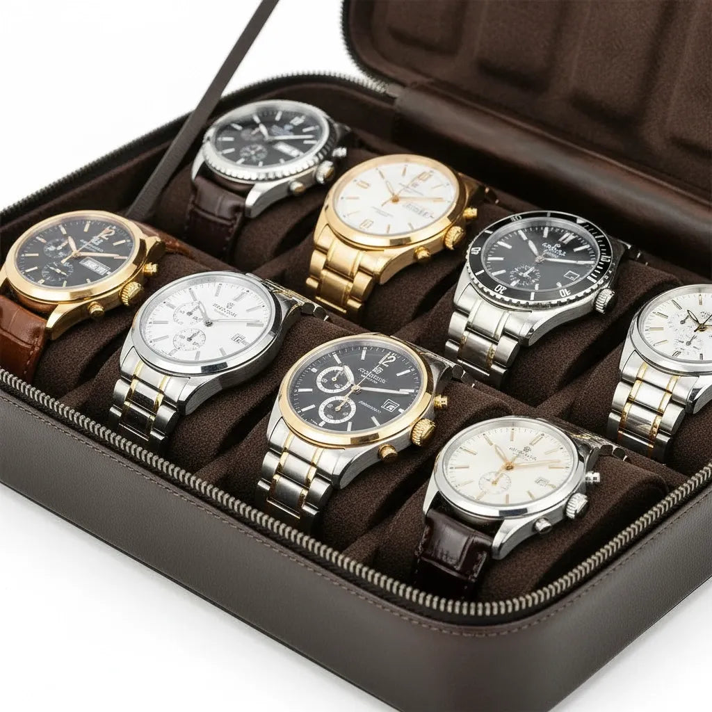 Housse pour Montres « Bivouac » – 10 Montres