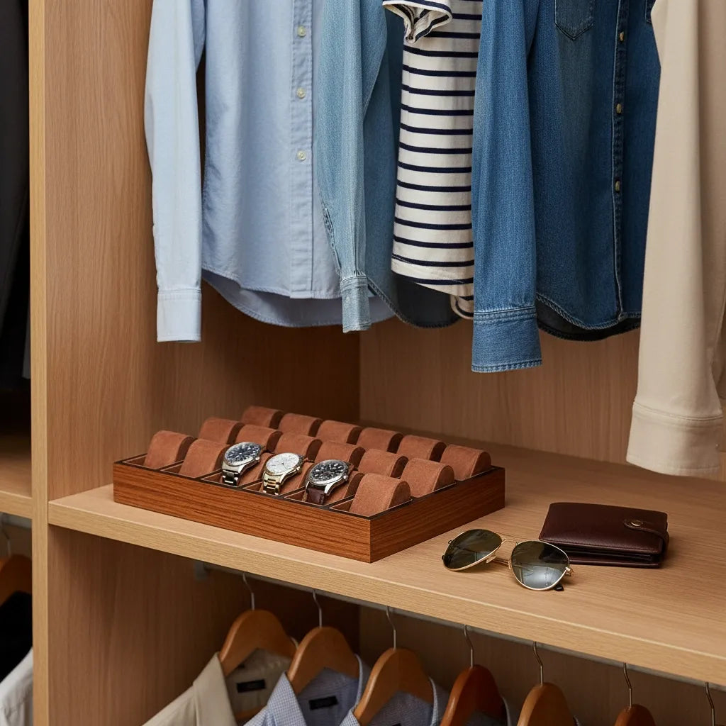 Présentoir pour Montres « Bambouvet » – 18 Montres