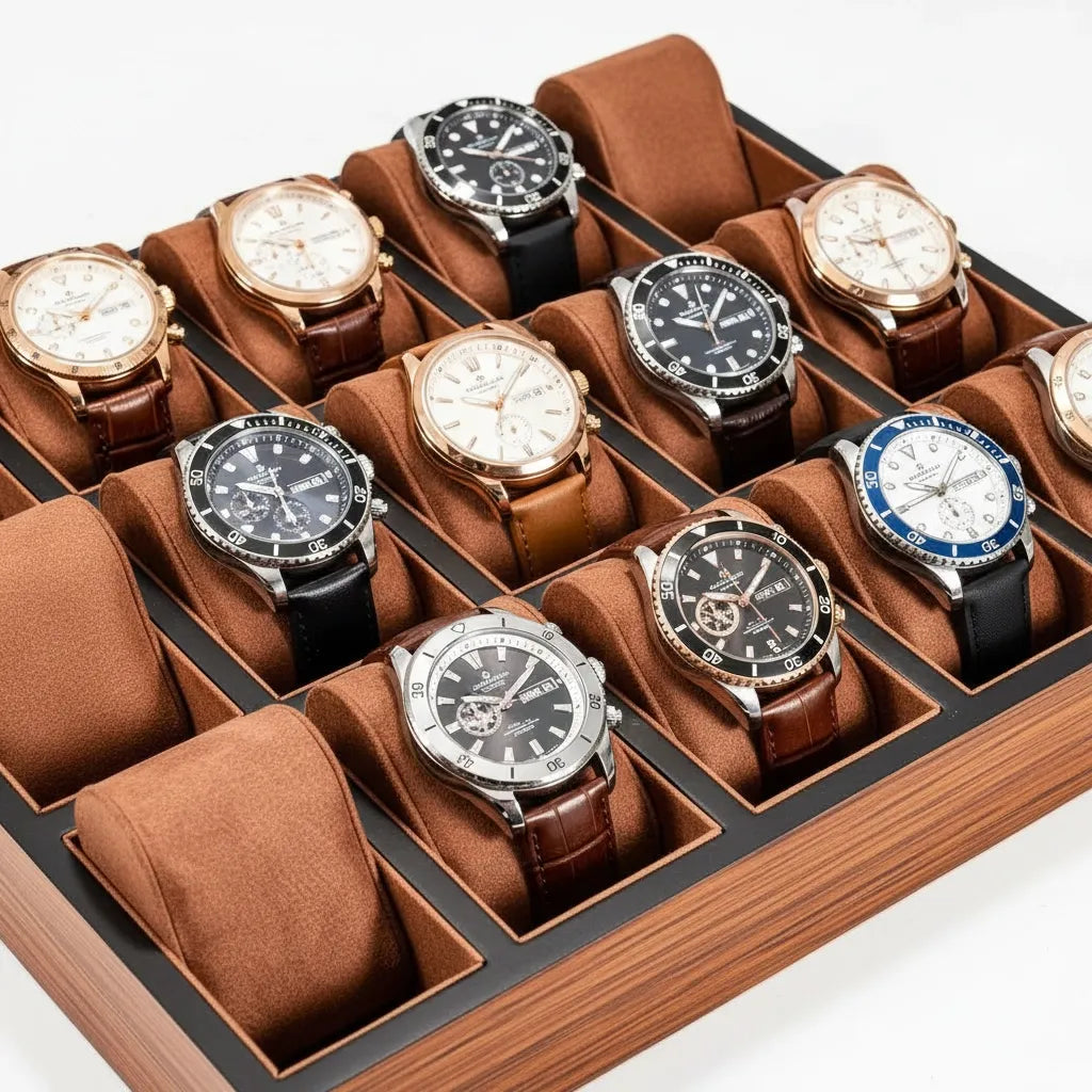 Présentoir pour Montres « Bambouvet » – 18 Montres