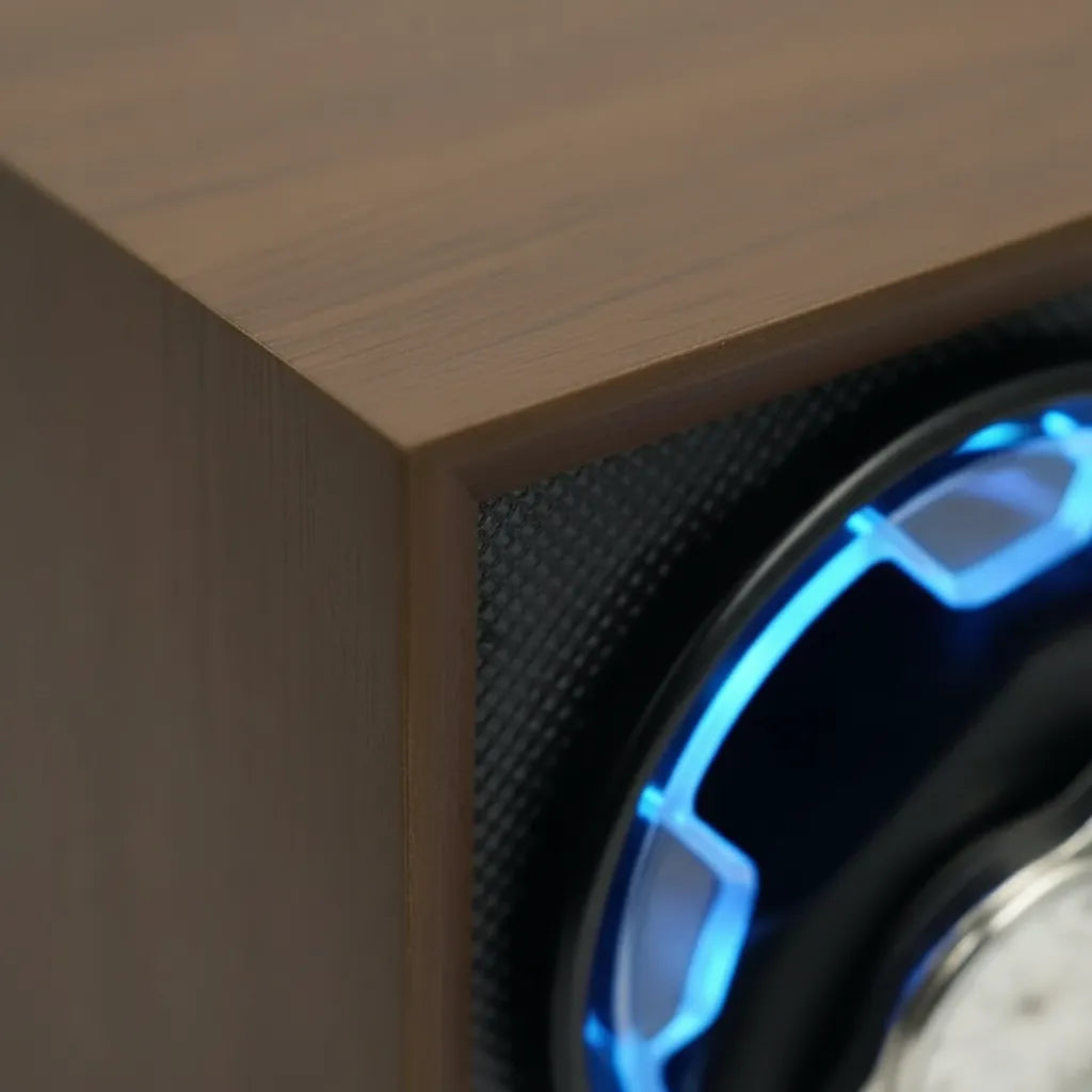 Remontoir Automatique « Acajou » – 2 Montres