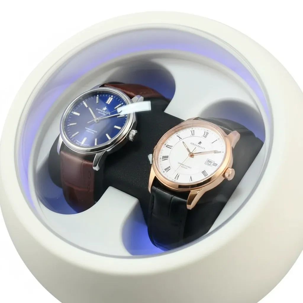 Remontoir Automatique « Albâtre » – 2 Montres