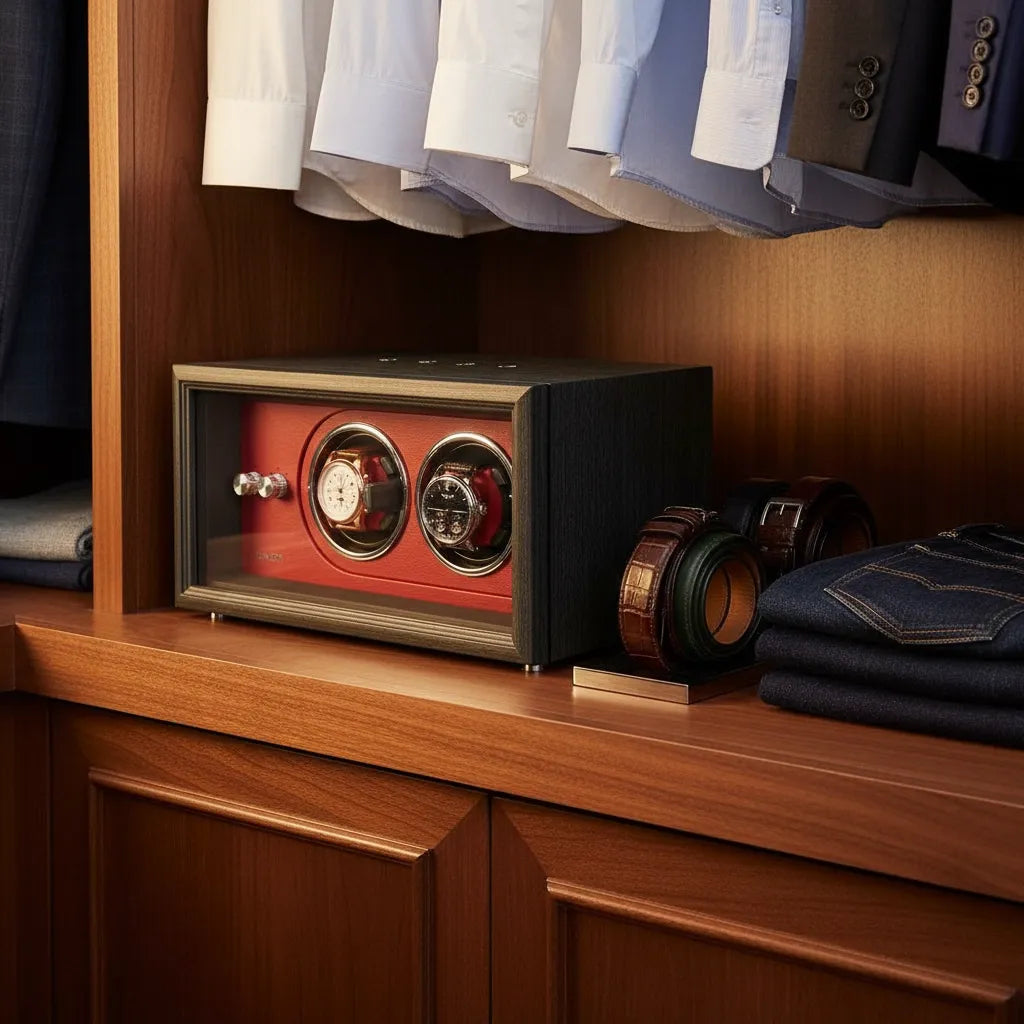 Remontoir Automatique « Alizarine » – 2 Montres