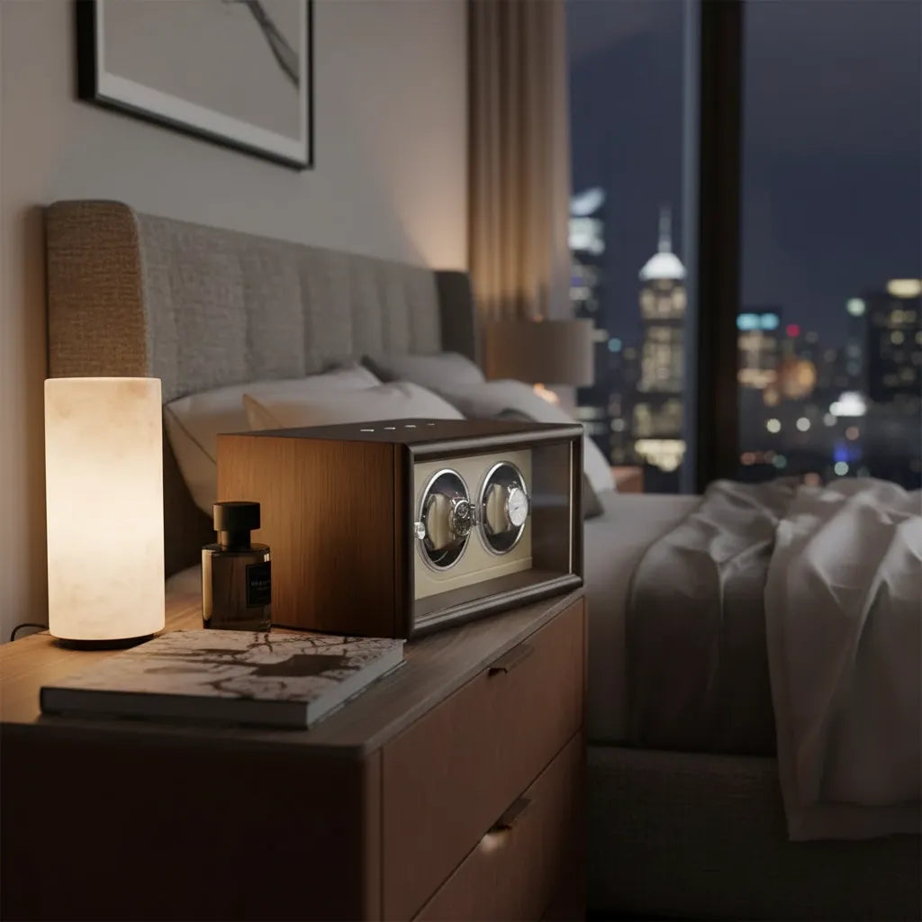 Remontoir Automatique « Anthracène » – 2 Montres