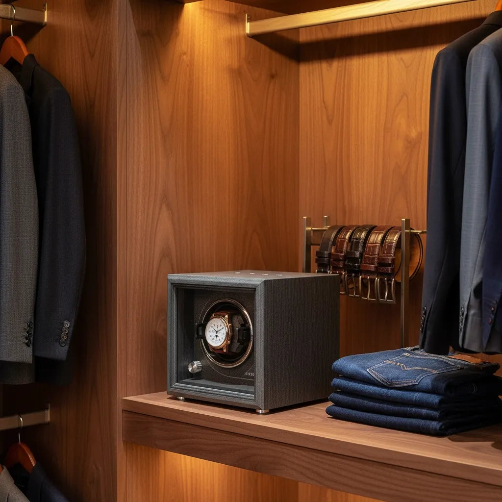 Remontoir Automatique « Anthracite » – 1 Montre