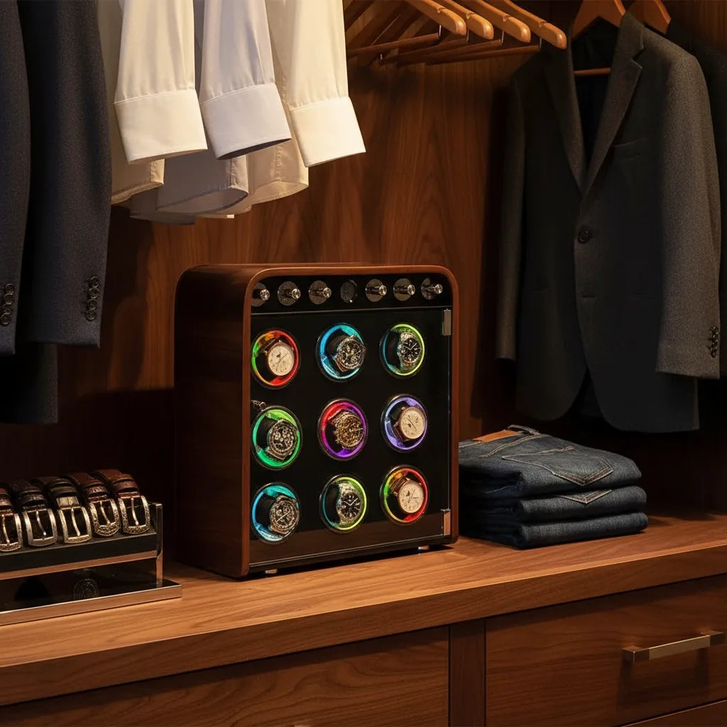 Remontoir Automatique « Auburn » – 9 Montres