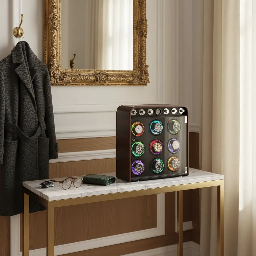 Remontoir Automatique « Auburn » – 9 Montres