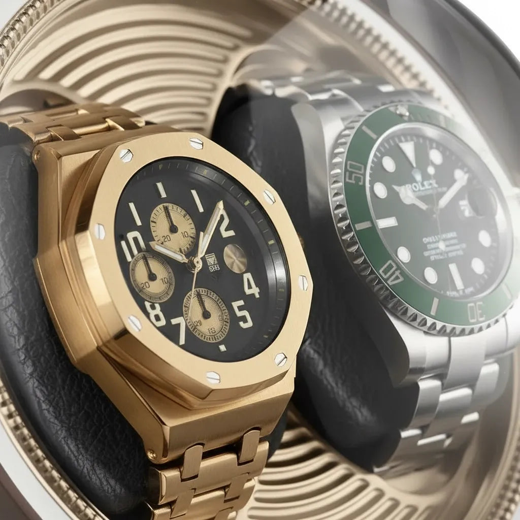 Remontoir Automatique « Auréole » – 2 Montres