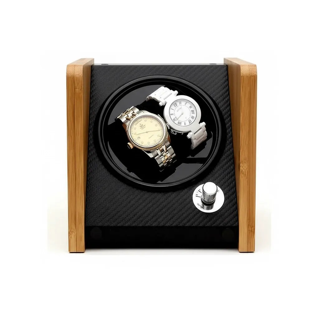 Remontoir Automatique « Bambougris » – 2 Montres