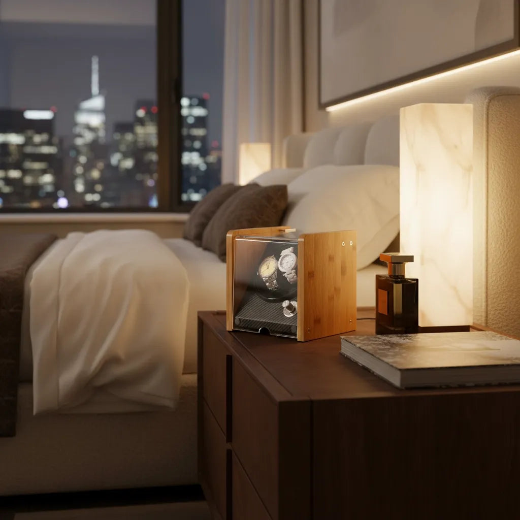 Remontoir Automatique « Bambougris » – 2 Montres