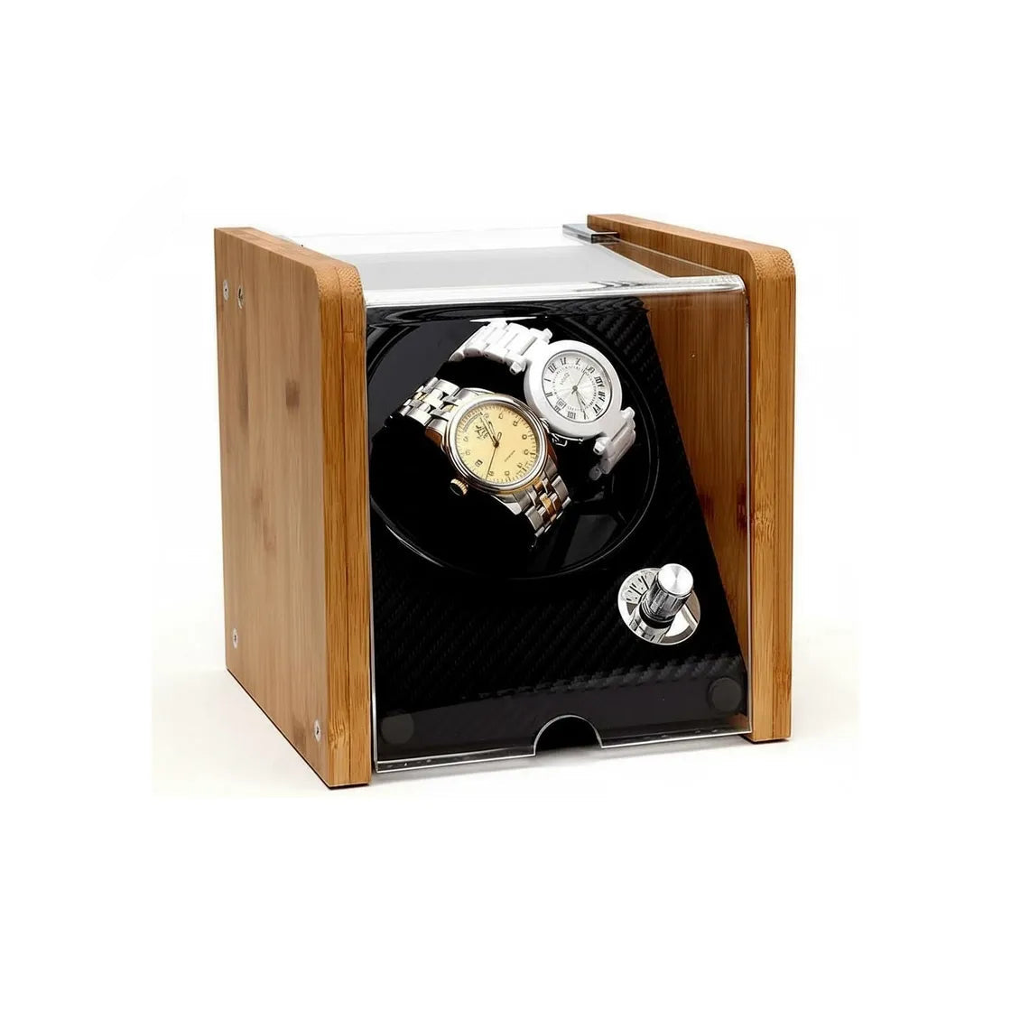 Remontoir Automatique « Bambougris » – 2 Montres