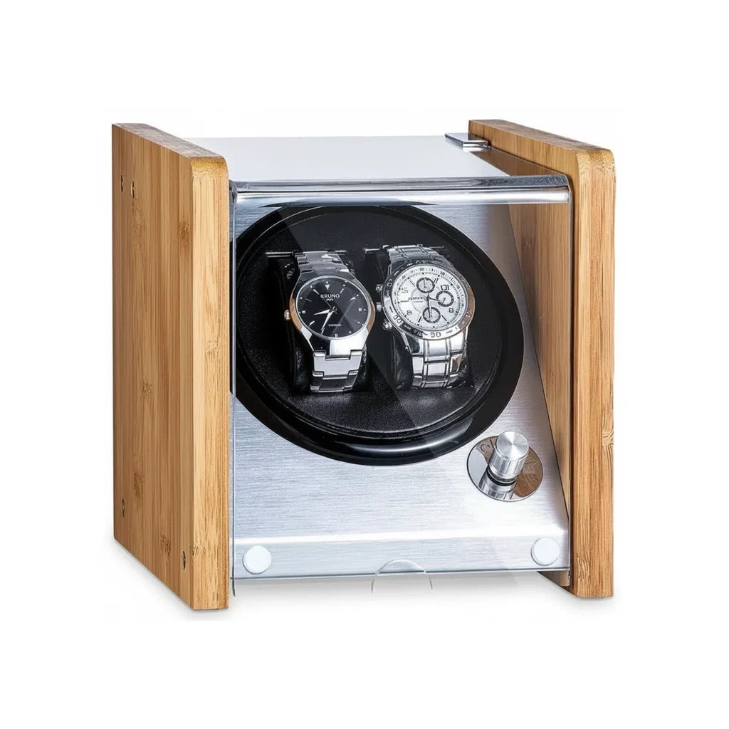 Remontoir Automatique « Bambouline » – 2 Montres