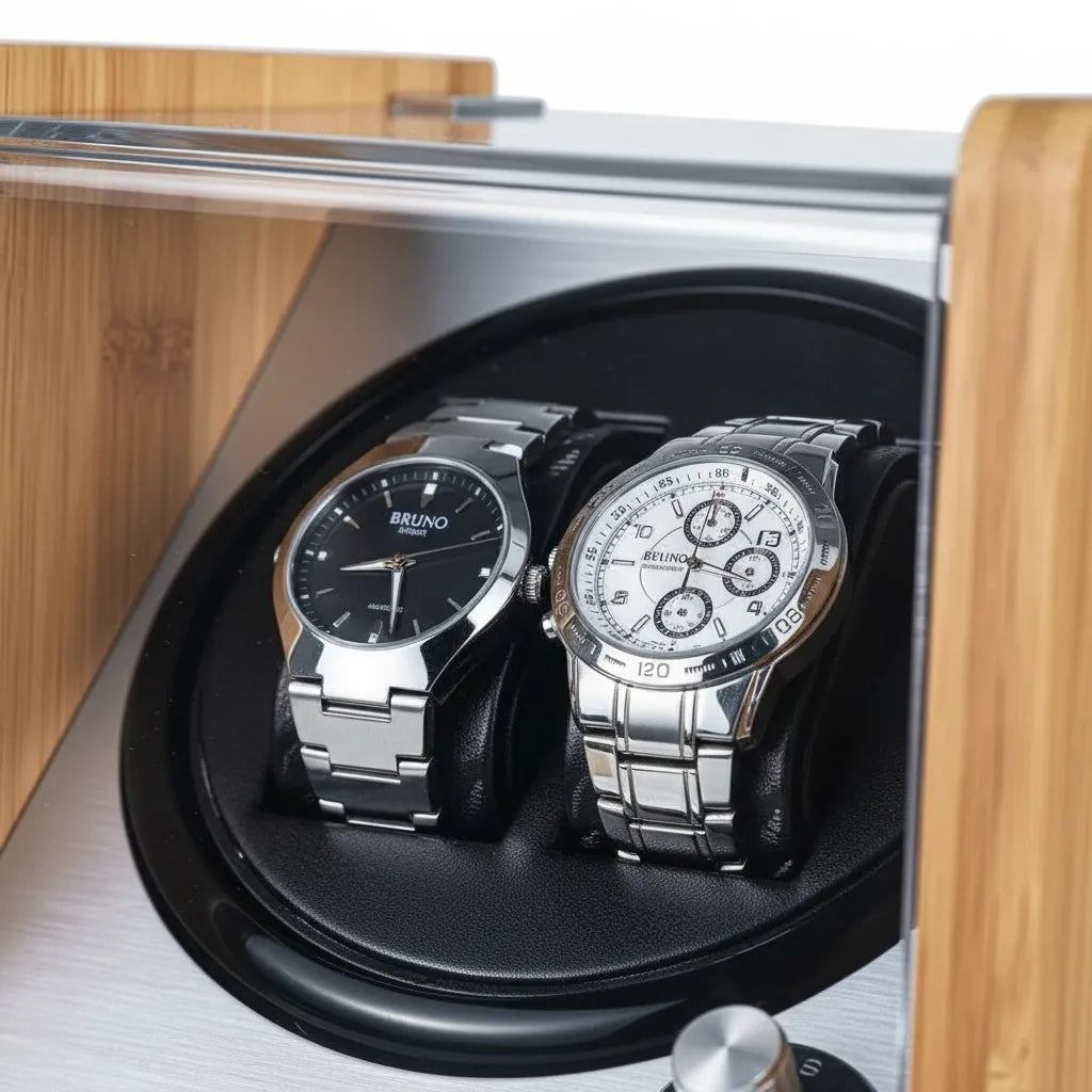 Remontoir Automatique « Bambouline » – 2 Montres