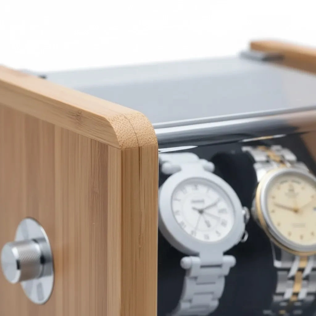 Remontoir Automatique « Bambousera » – 2 Montres