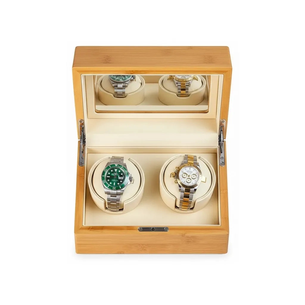 Remontoir Automatique « Bambouseraie » – 2 Montres