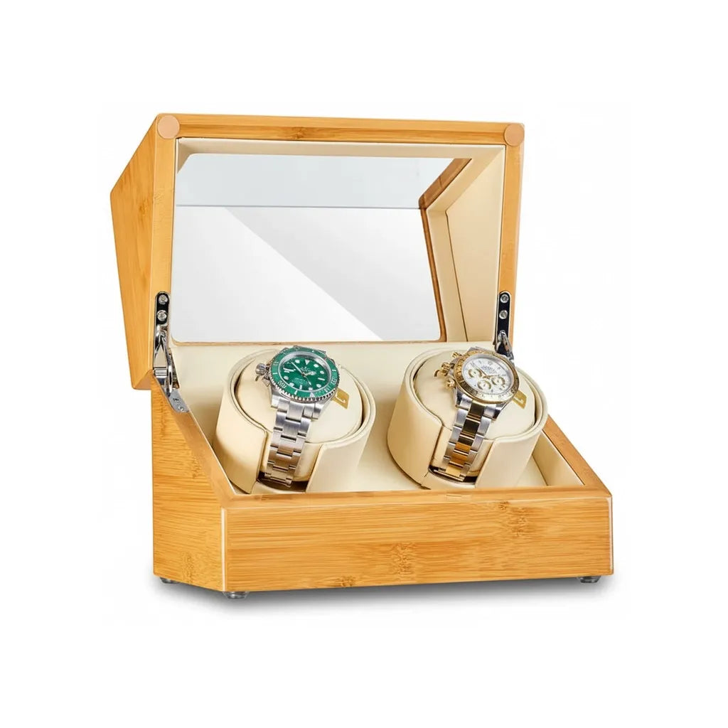 Remontoir Automatique « Bambouseraie » – 2 Montres