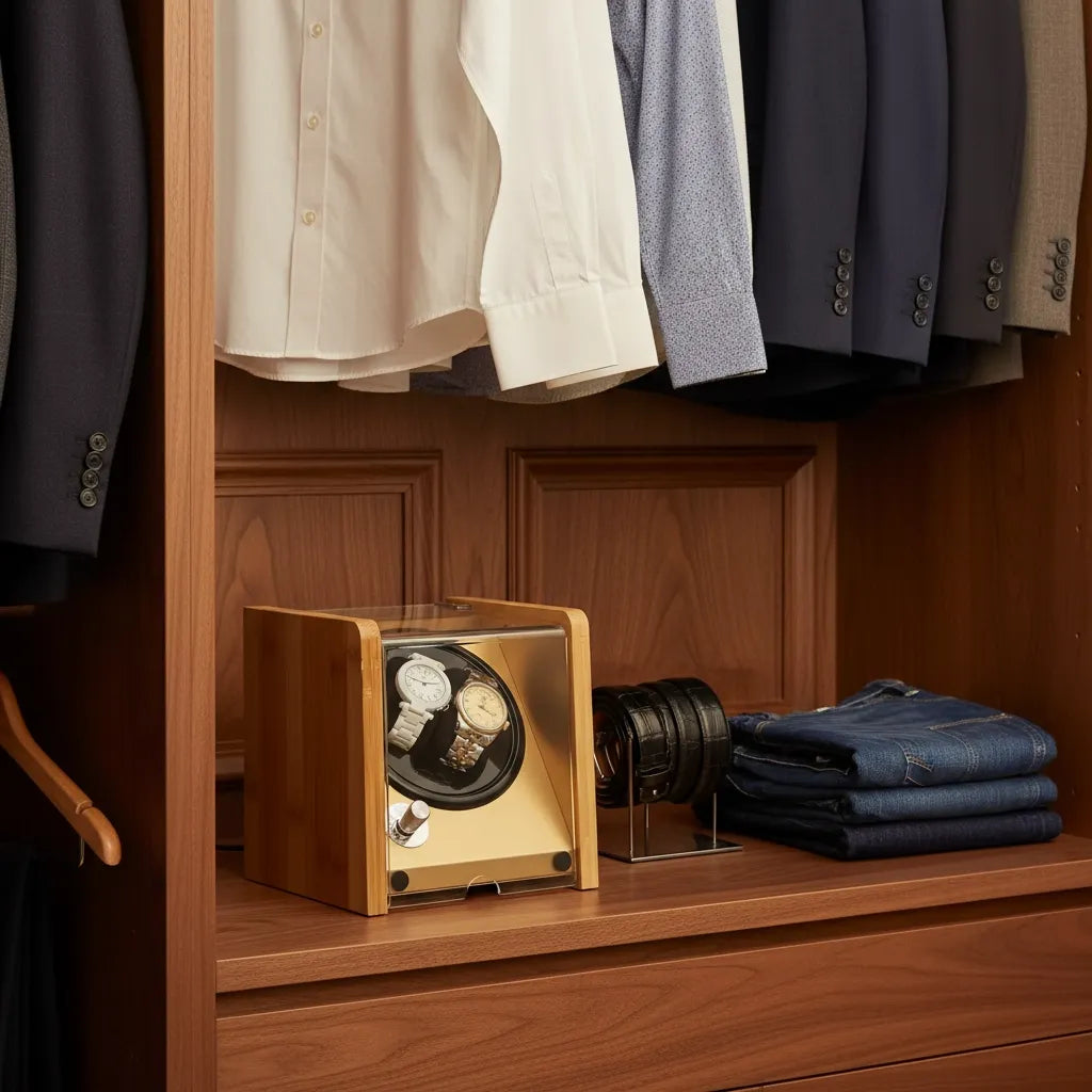 Remontoir Automatique « Bambusaie » – 2 Montres