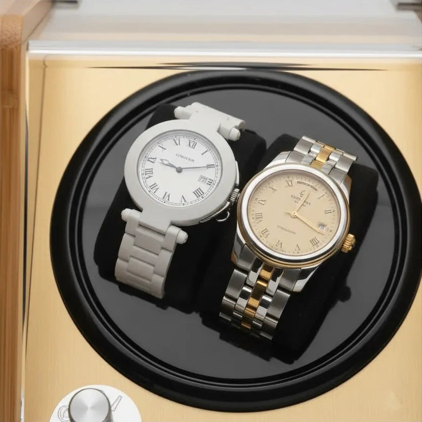 Remontoir Automatique « Bambusaie » – 2 Montres