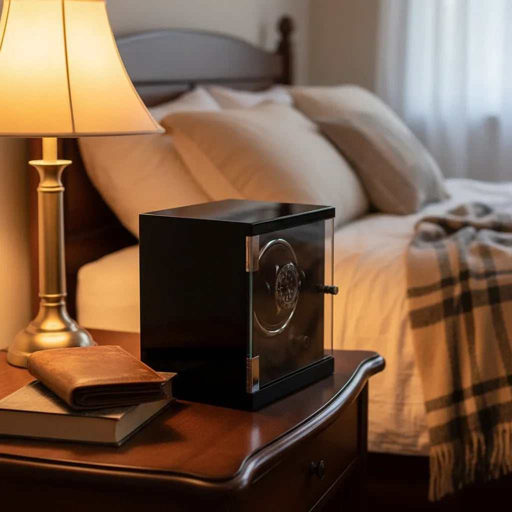 Remontoir Automatique « Bitume » – 1 Montre