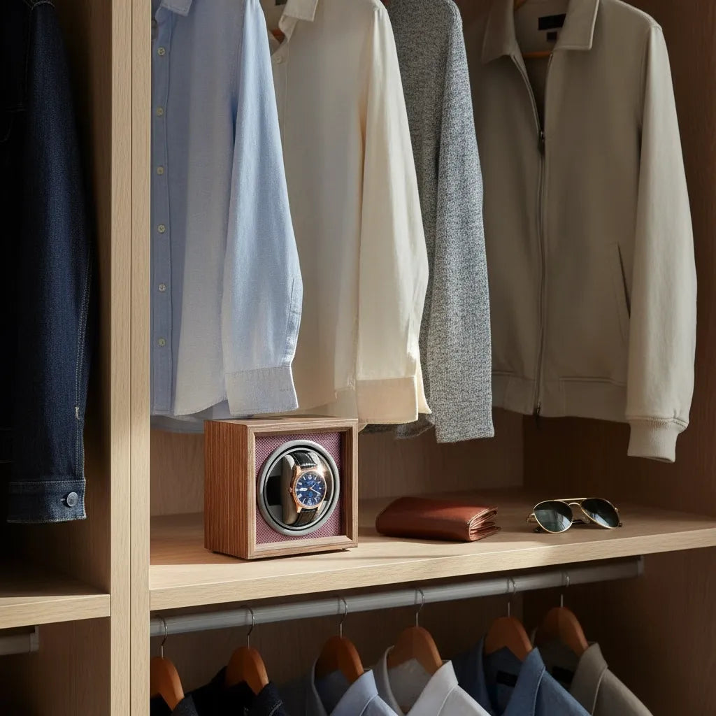 Remontoir Automatique « Bordeaux » – 1 Montre