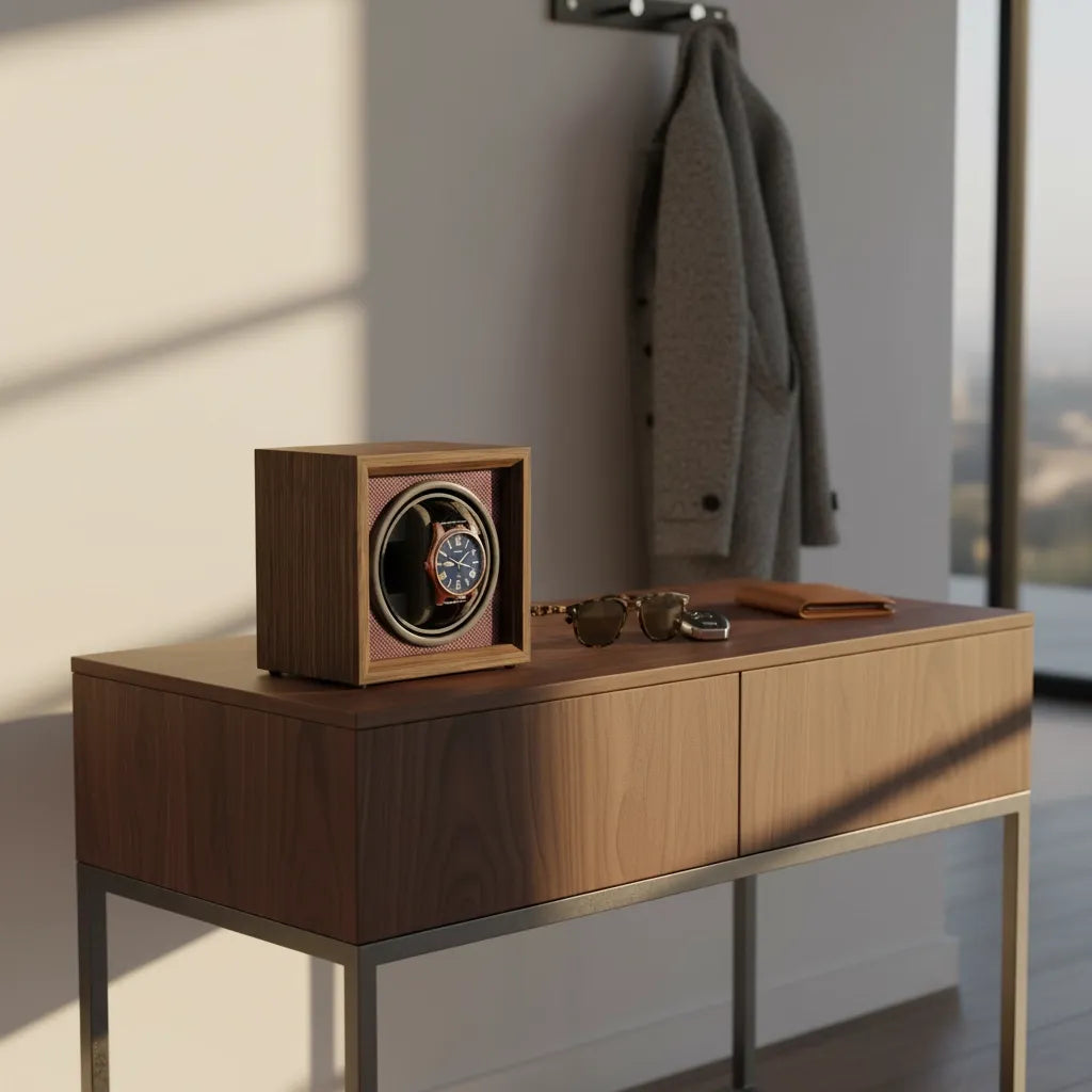 Remontoir Automatique « Bordeaux » – 1 Montre