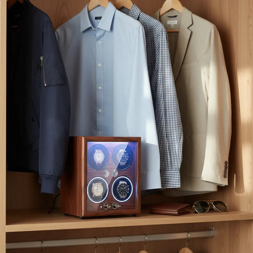 Remontoir Automatique « Brou » – 4 Montres