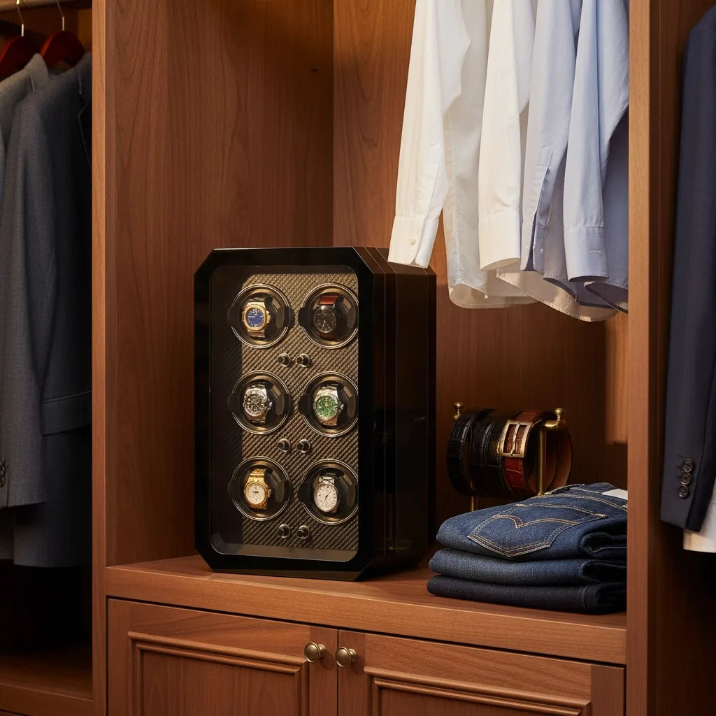 Remontoir Automatique « Carbélite » – 6 Montres