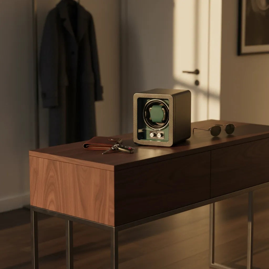 Remontoir Automatique « Carbonite » – 1 Montre