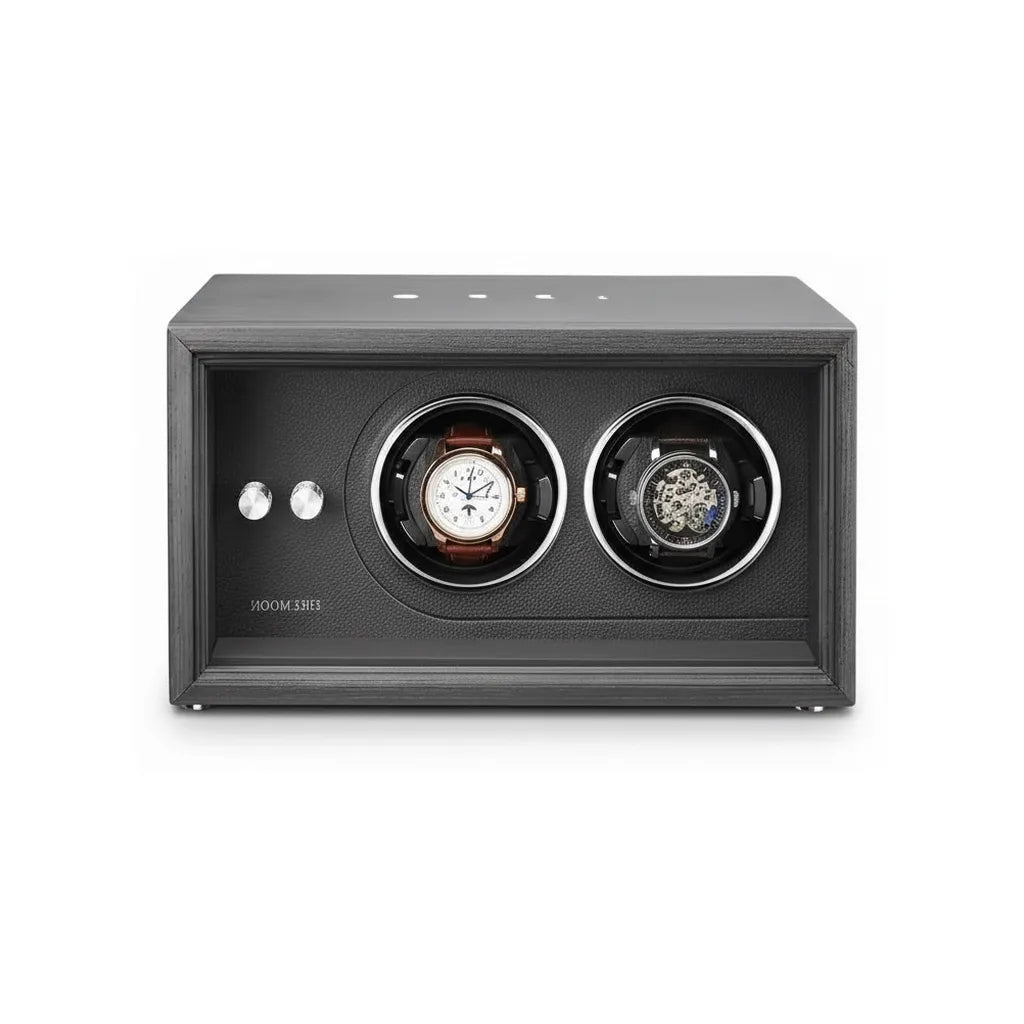 Remontoir Automatique « ChêneNoir » – 2 Montres