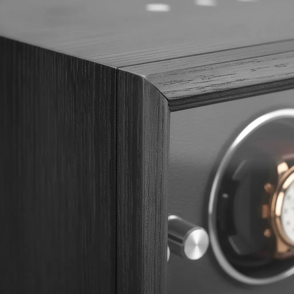 Remontoir Automatique « ChêneNoir » – 2 Montres