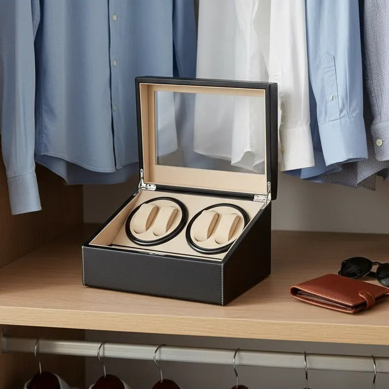 Remontoir Automatique « Couture » – 2 Montres