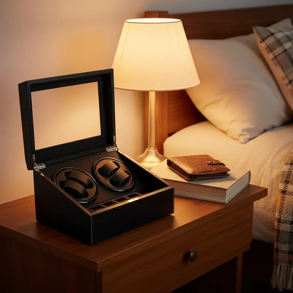 Remontoir Automatique « Couture » – 2 Montres