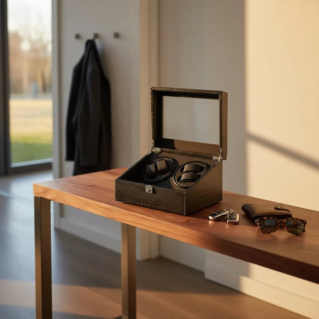 Remontoir Automatique « Couture » – 2 Montres