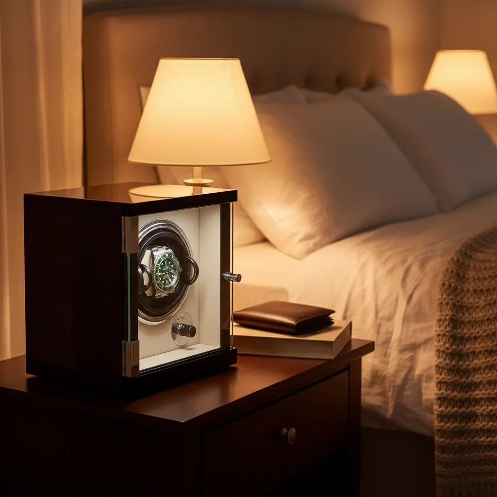 Remontoir Automatique « Crèmebois » – 1 Montre