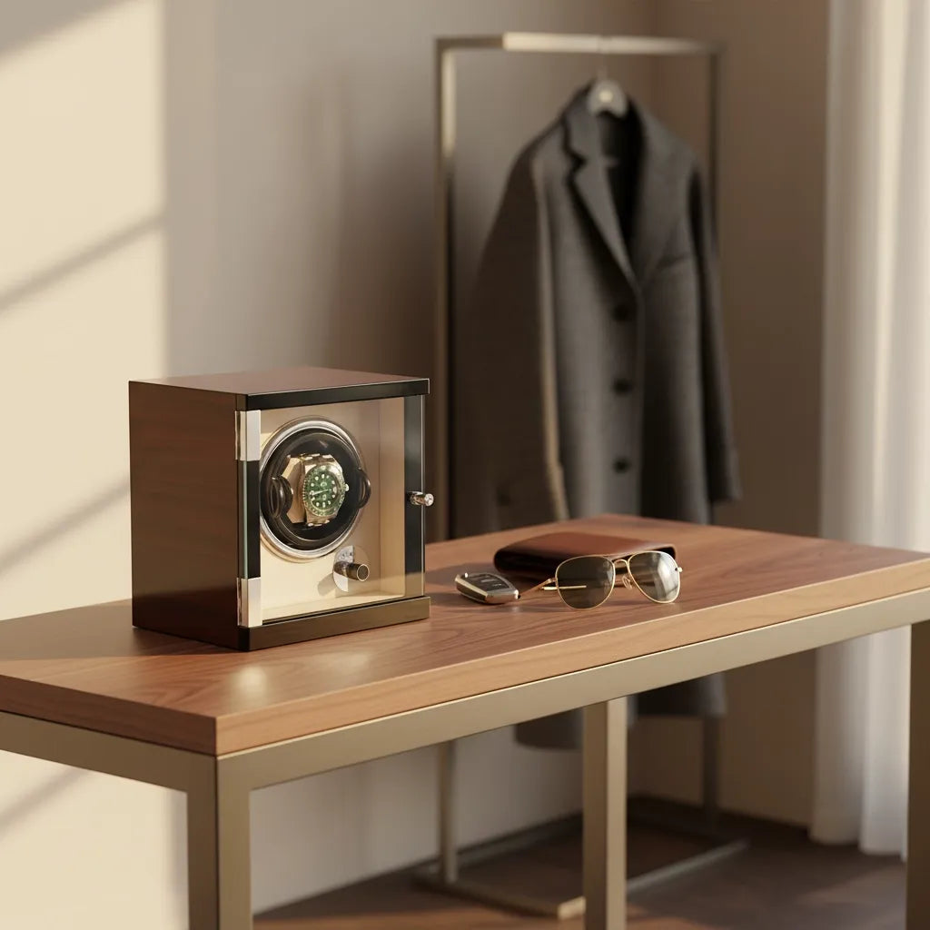 Remontoir Automatique « Crèmebois » – 1 Montre