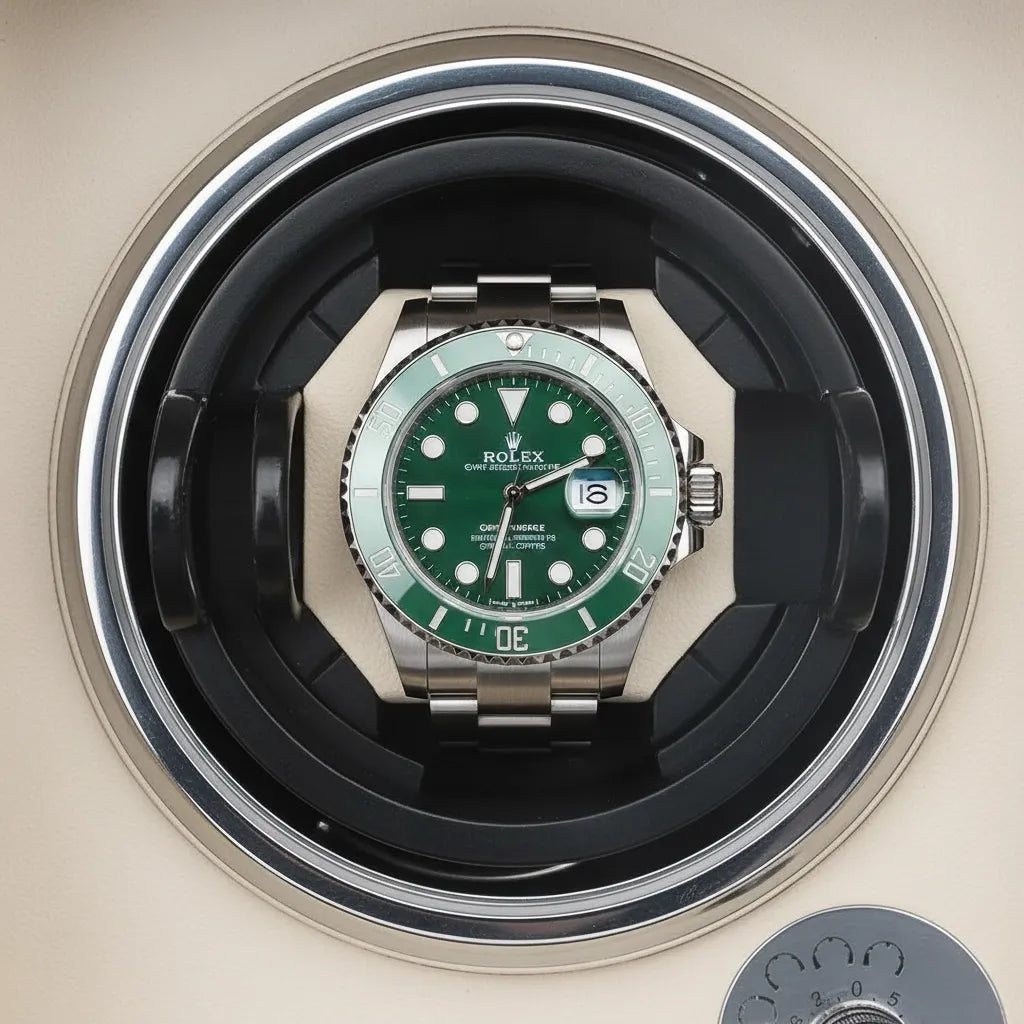 Remontoir Automatique « Crèmebois » – 1 Montre