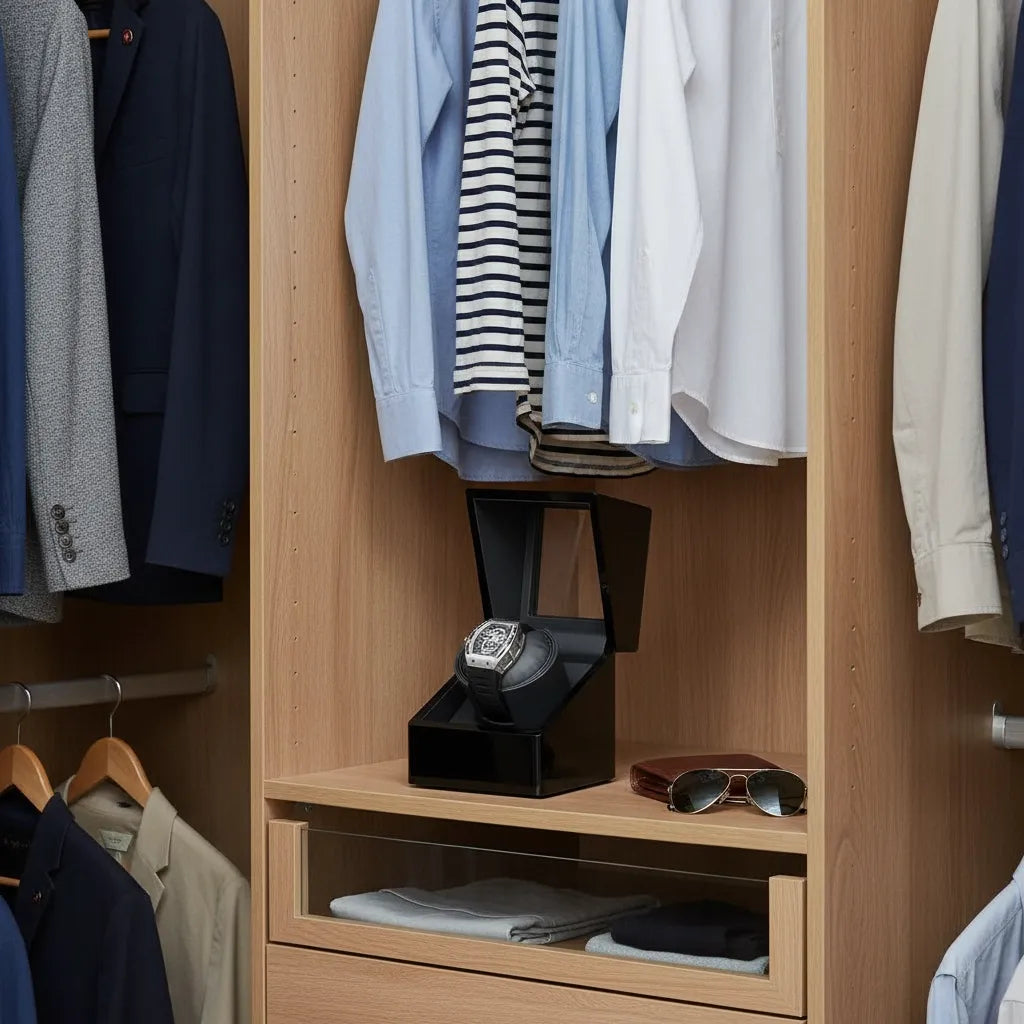 Remontoir Automatique « CygneNoir » – 1 Montre