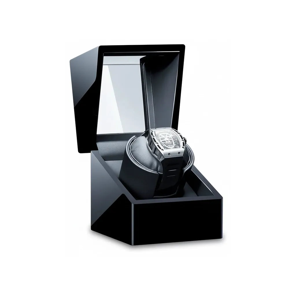 Remontoir Automatique « CygneNoir » – 1 Montre