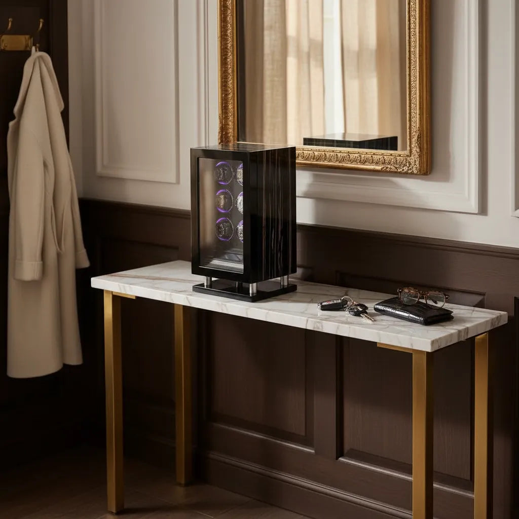 Remontoir Automatique « Ébenoir » – 6 Montres