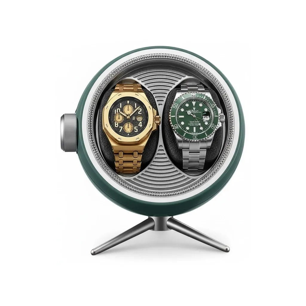 Remontoir Automatique « Émeraudaire » – 2 Montres