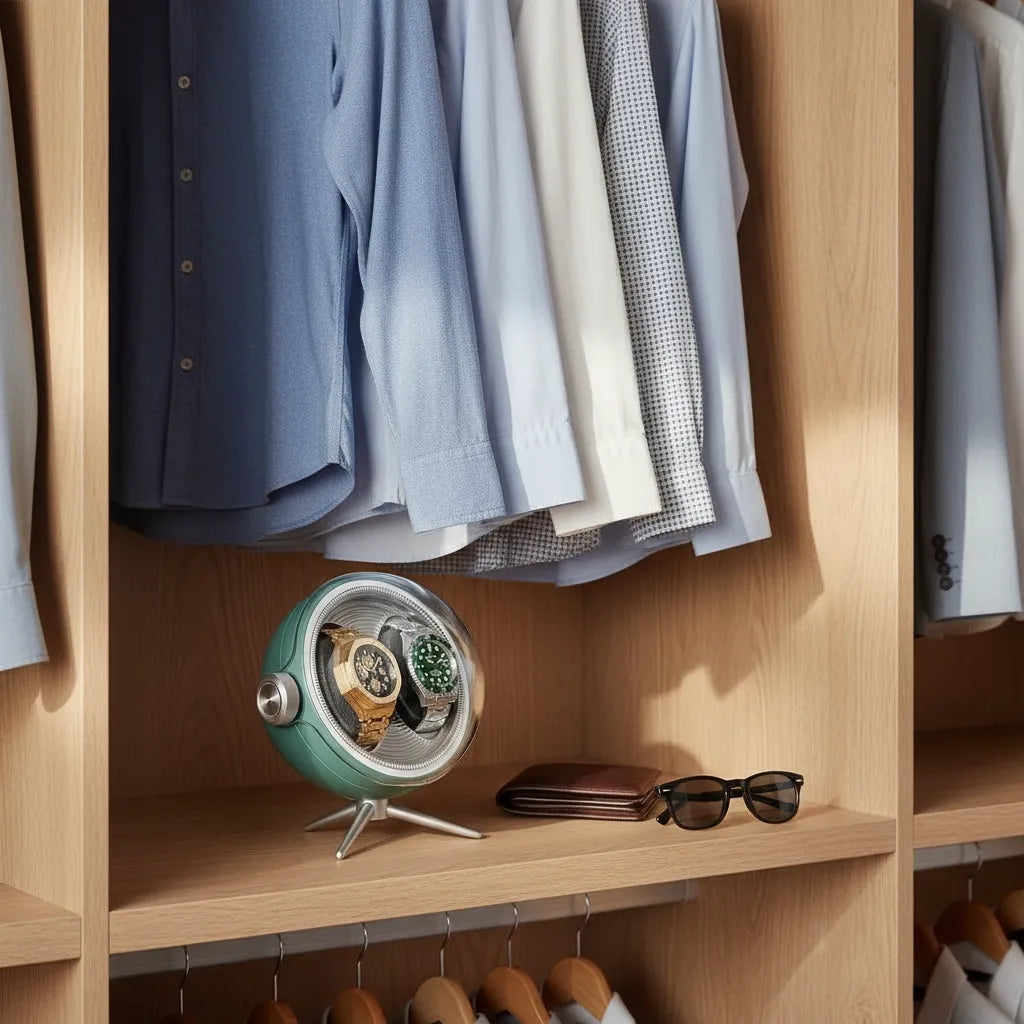 Remontoir Automatique « Émeraudaire » – 2 Montres