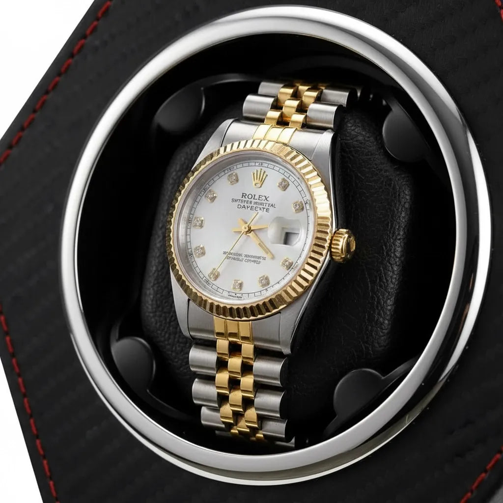 Remontoir Automatique « Émeraude » – 1 Montre